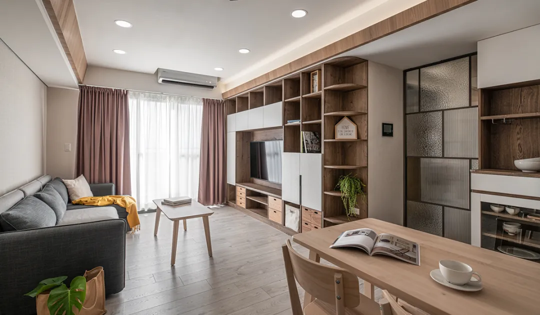 73㎡日系木質(zhì)新婚宅，儲物空間化零為整利用率翻3倍