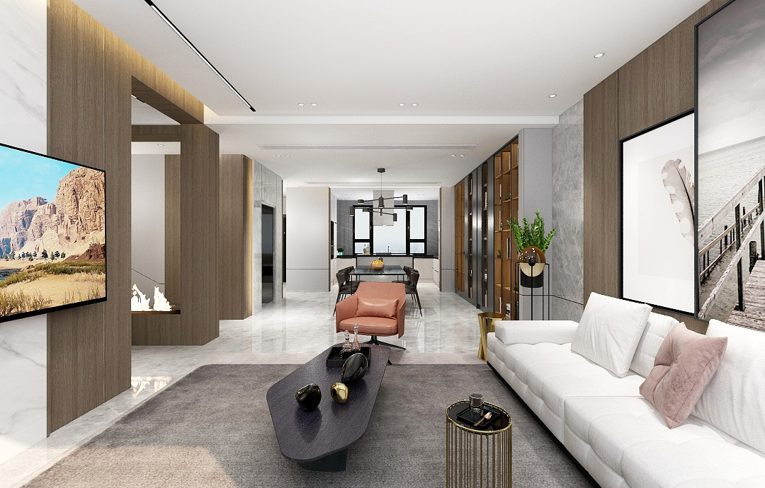 黃龍和山530㎡現(xiàn)代風別墅，繁華的都市享純粹的生活！