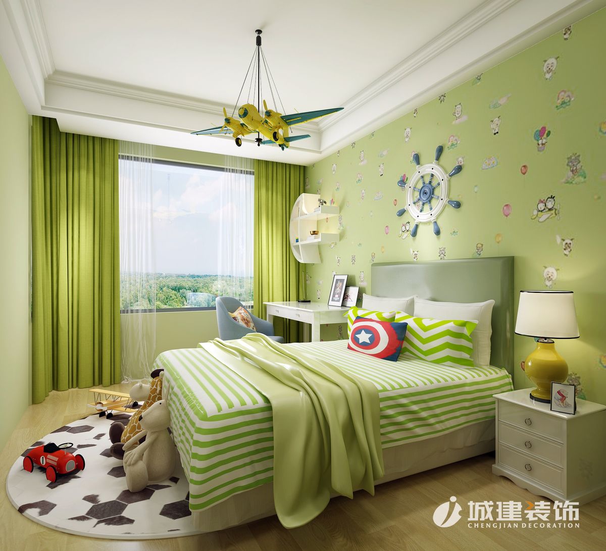 德信東宸130平方四室效果圖