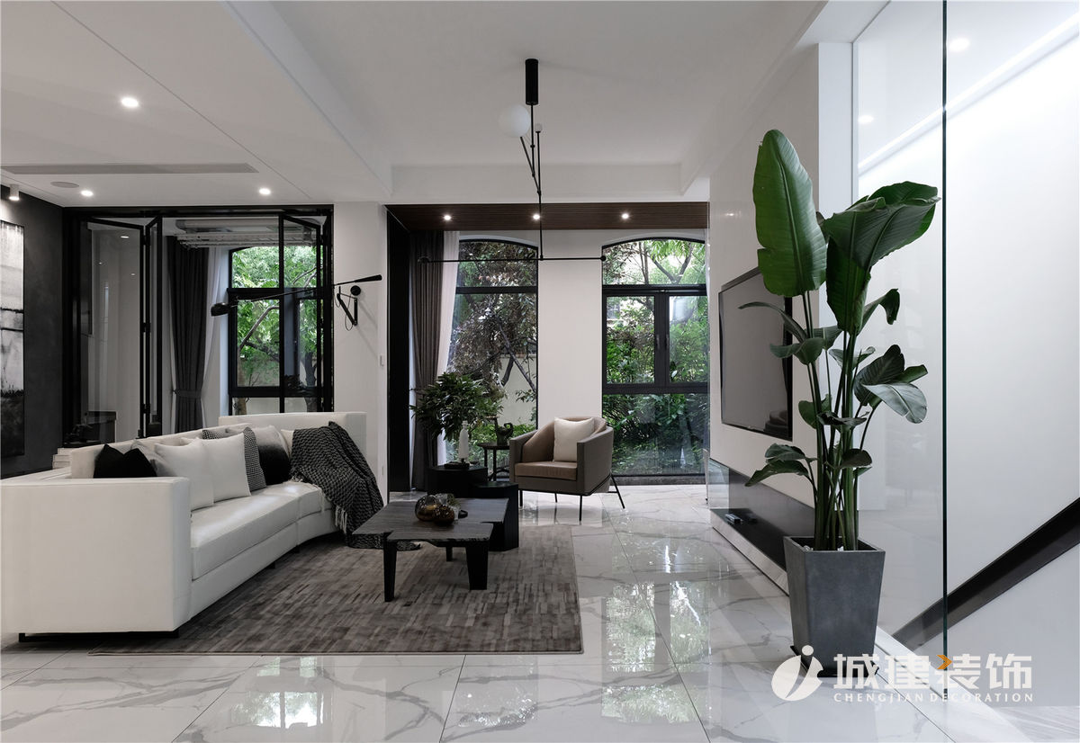 湖州綠城御園350㎡簡約實景圖