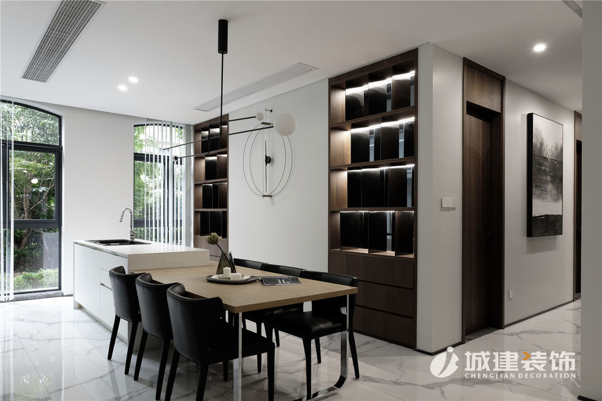 湖州綠城御園350㎡簡約實景圖