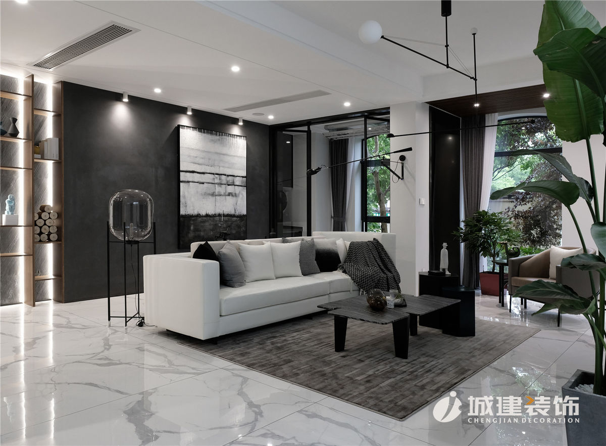 湖州綠城御園350㎡簡約實景圖