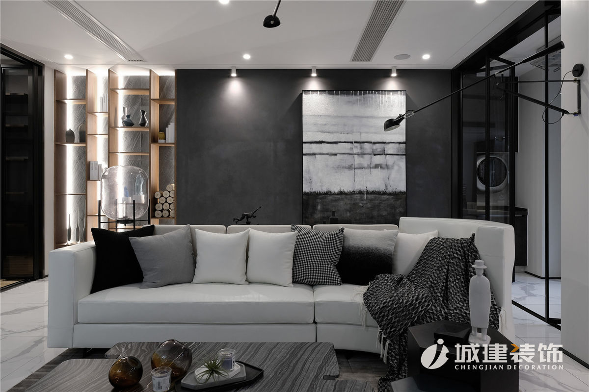 湖州綠城御園350㎡簡約實景圖