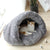 HOOPET New Arrival Warm Cat Sleeping Bags Comfortable Pet Beds Half Cover Winter Nest Kitty House Cats Bed Brown 2 Size