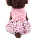 Small Dog Cat Dress Shirt Bow&Stars Design Pet Puppy Skirt Spring Summer Apparel 2 Colours