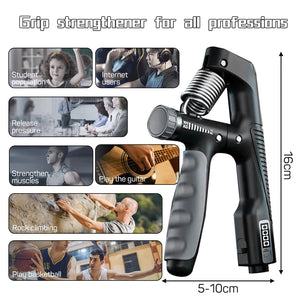 Strengthen Hand Grip 10-100Kg Wrist Expander Finger Exerciser for Forearm Muscle Recovery Fitness GymTraining Hand Gripper Gift
