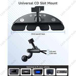 Car CD Slot Mobile Phone Holder Accessories 17mm Ball Head Base for Car CD Slot Mount for iPhone Samsung Xiaomi GPS Brackets