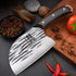 Forged kitchen knife, kitchen home meat slicing knife, stainless steel bone chopping knife sharp dual purpose knife